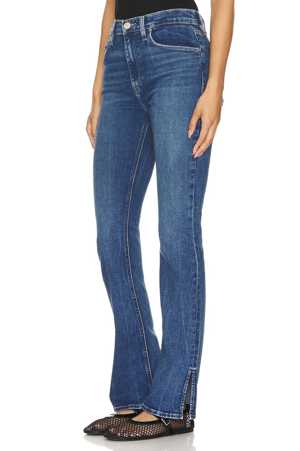 Womens Barbara High-Rise Slit Baby Bootcut Jeans Product Image