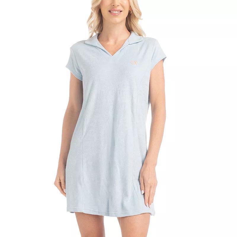 Women's Ocean Pacific® Sunset Chaser Lounge Mini Dress, Size: Large, Blue Product Image