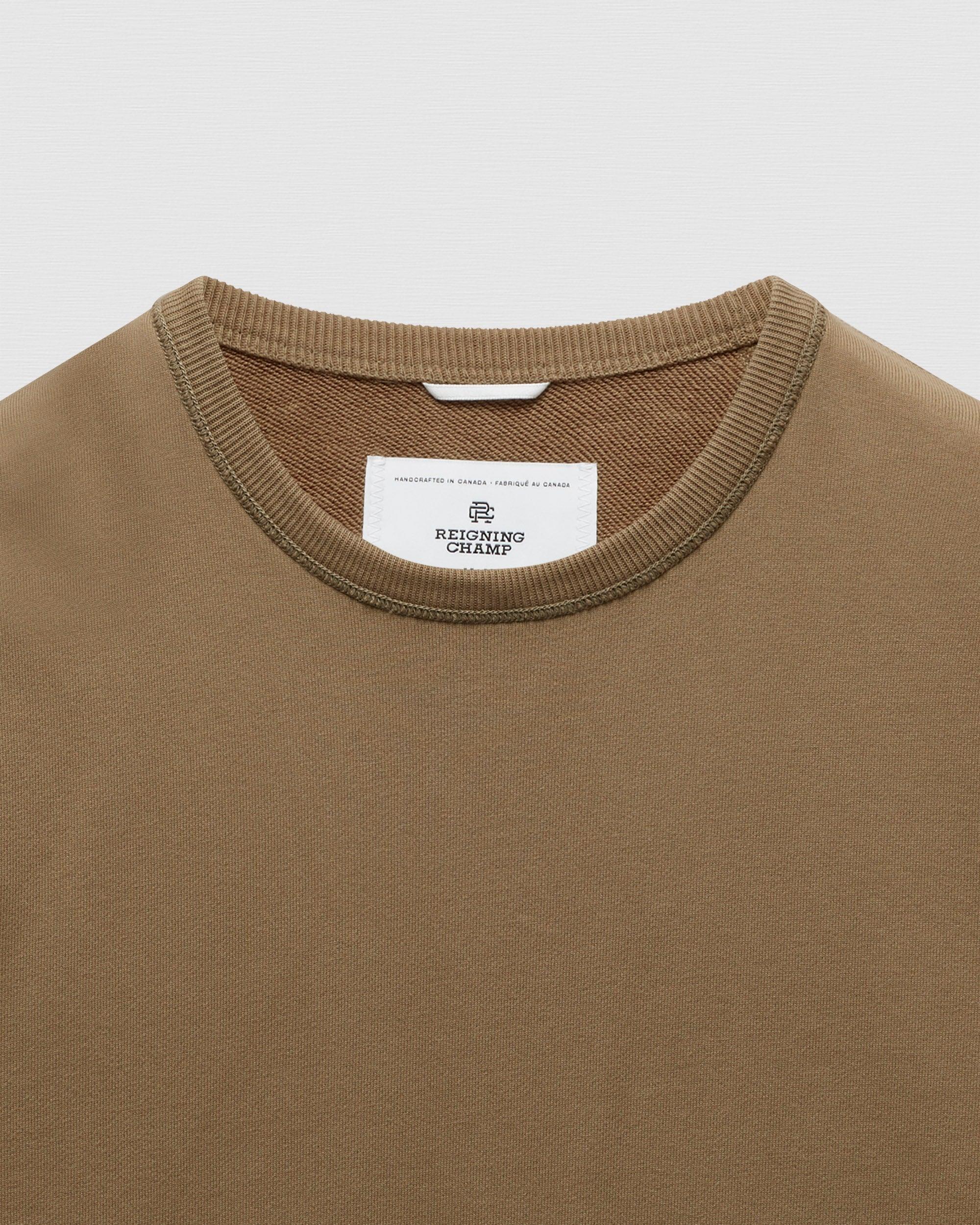Midweight Terry Slim Crewneck Male Product Image