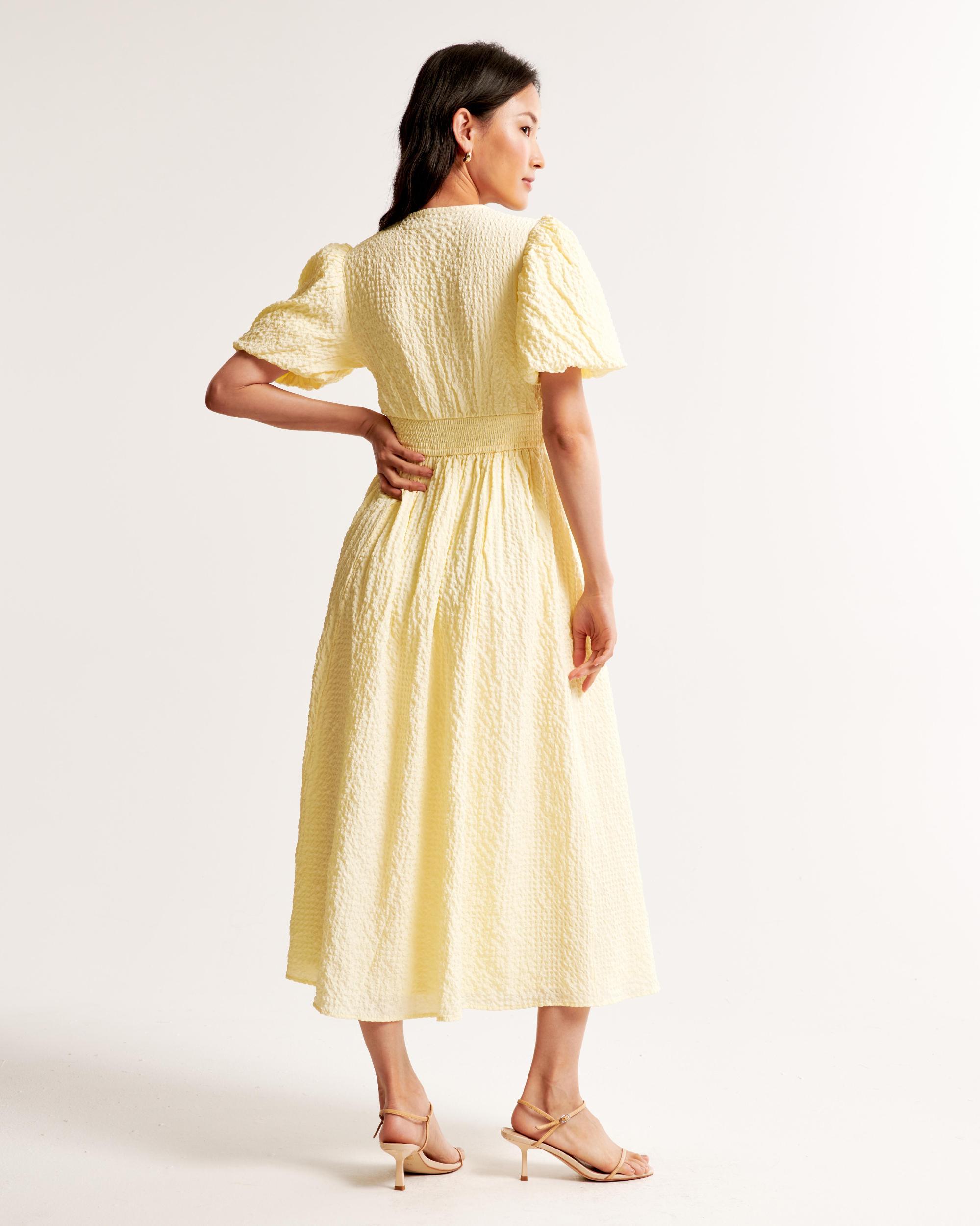 Tie-Front Textured Maxi Dress Product Image