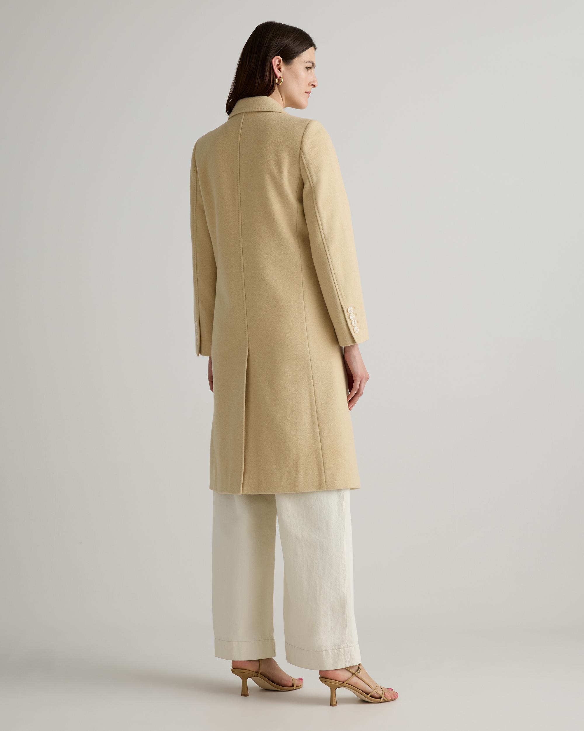 Quince | Women's Italian Wool Double-Breasted Coat Wool/Nylon Product Image