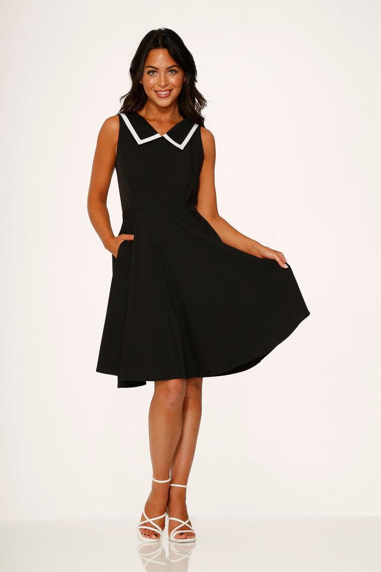Black & White Swing Dress Product Image
