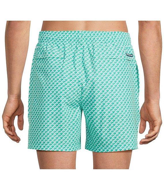 Southern Tide Green There Done That 6#double; Inseam Swim Trunks Product Image