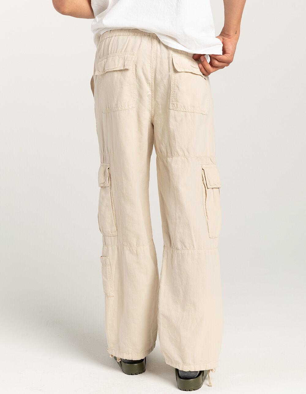BDG Urban Outfitters Mens Utility Cargo Pants - ECRU Product Image