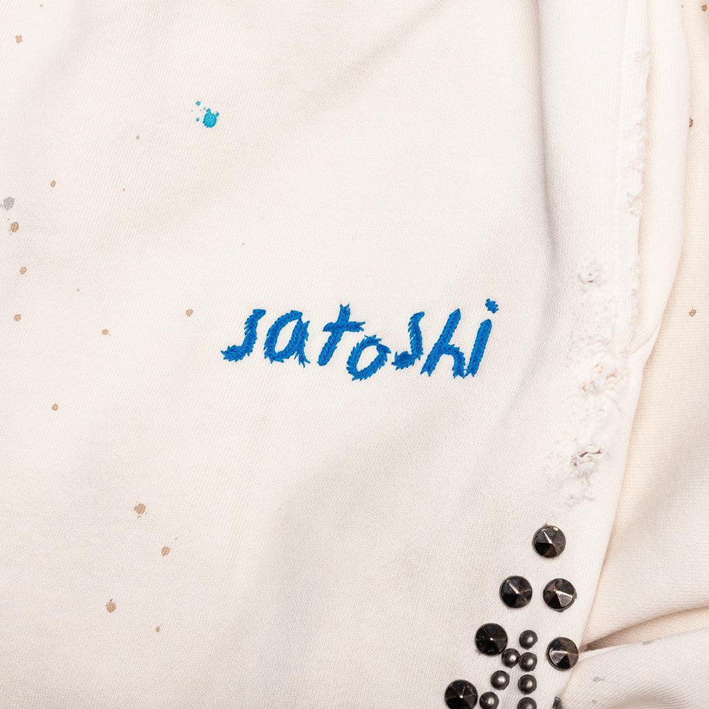 Star Studded Sweatpant - White Male Product Image