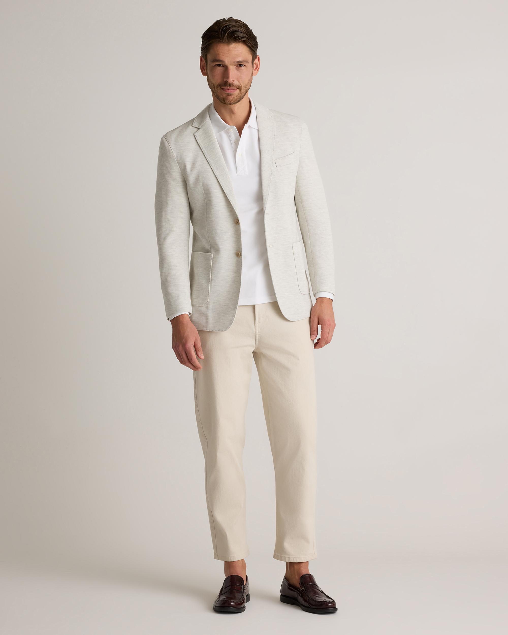 Quince | Men's Cotton Pique Knit Blazer Size XL, Organic Cotton Product Image