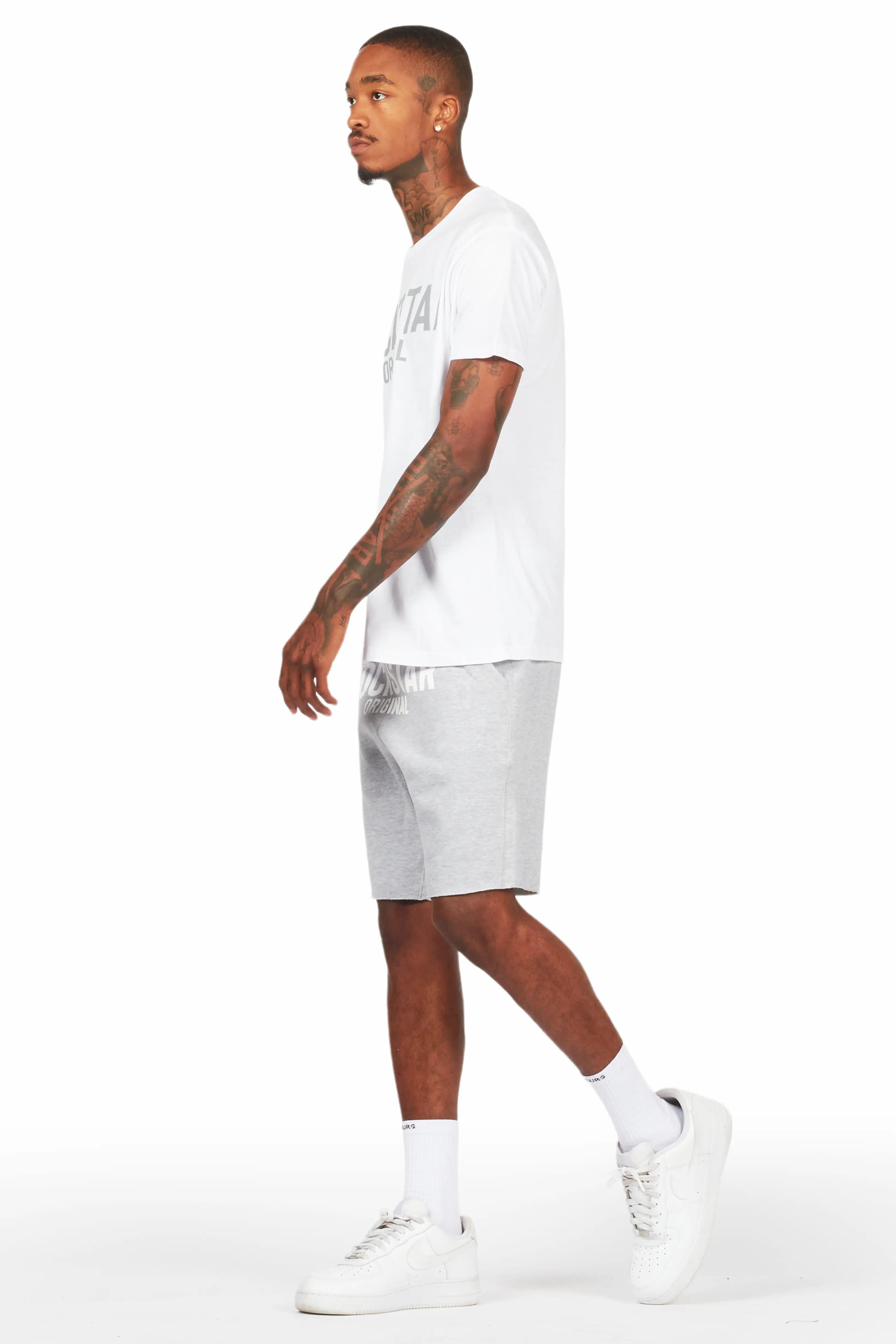 Sana Short Set-Heather Grey Male Product Image