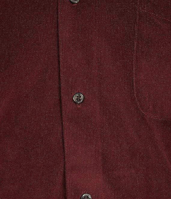 Cremieux Blue Label Solid Corduroy Long Sleeve Woven Shirt Product Image