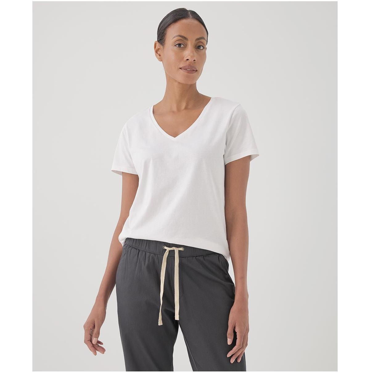 Women's French Navy Softspun V-Neck Tee XX Product Image