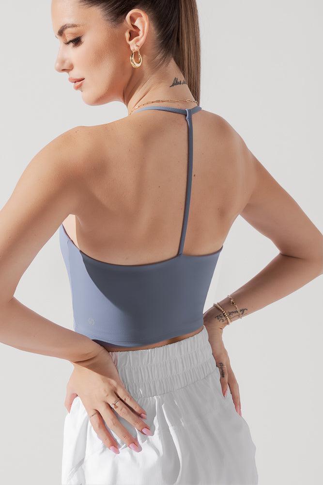 Flexy Crop Top - Blue Mist Product Image