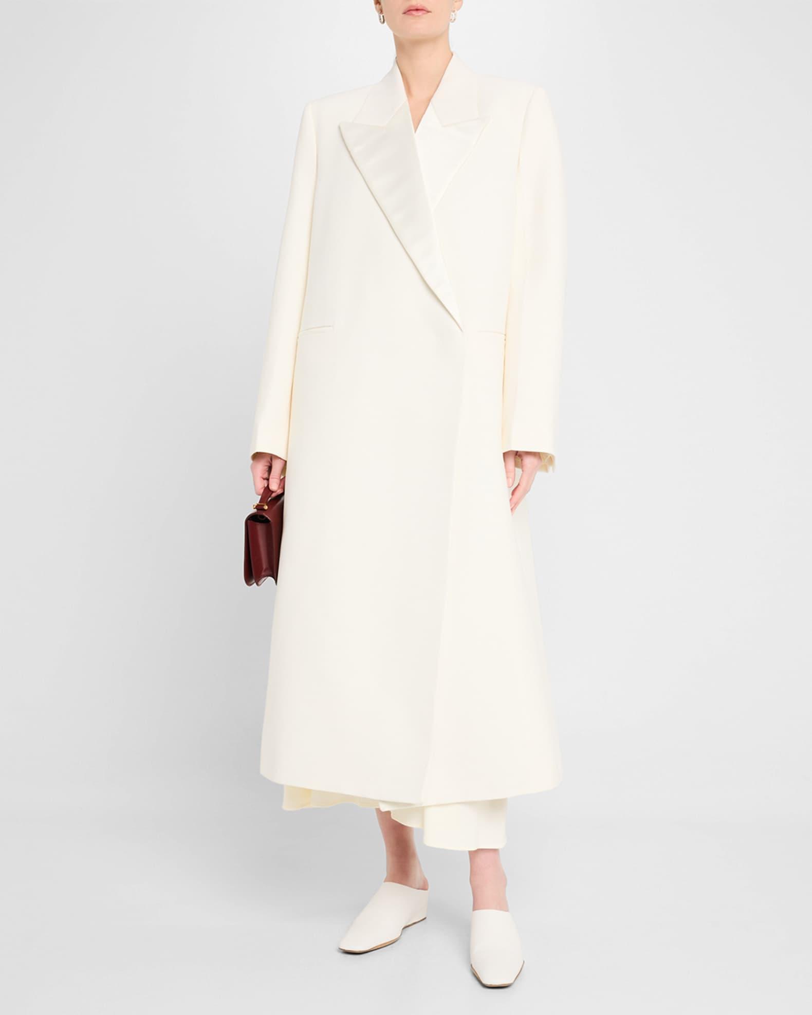 Double-Breasted Long Coat Product Image
