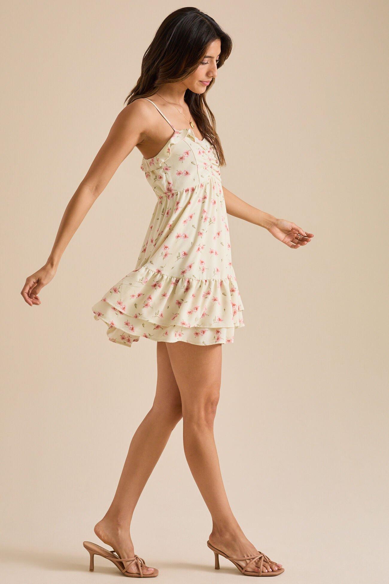 Ellie Floral Mini Dress Product Image