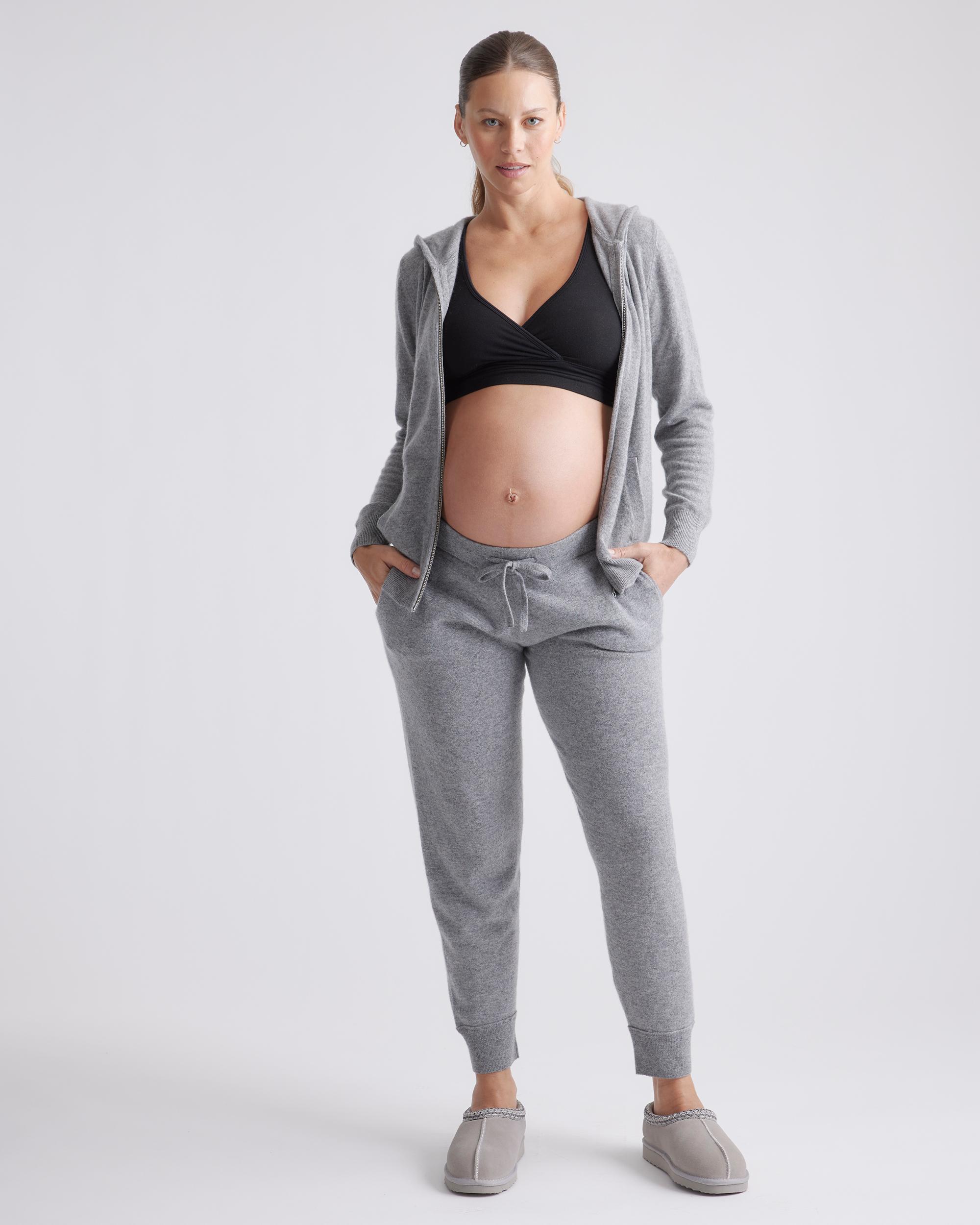 Quince | Women's Mongolian Cashmere Maternity Joggers Product Image