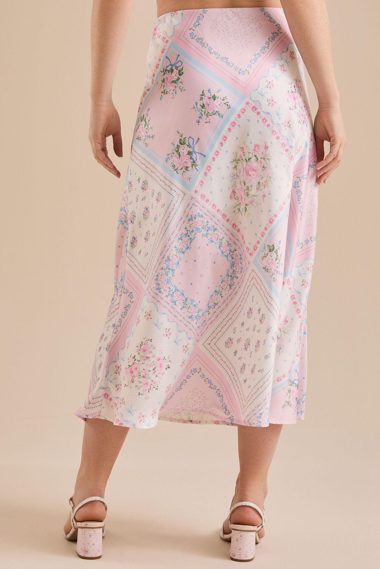 Emery Floral Midi Skirt Product Image