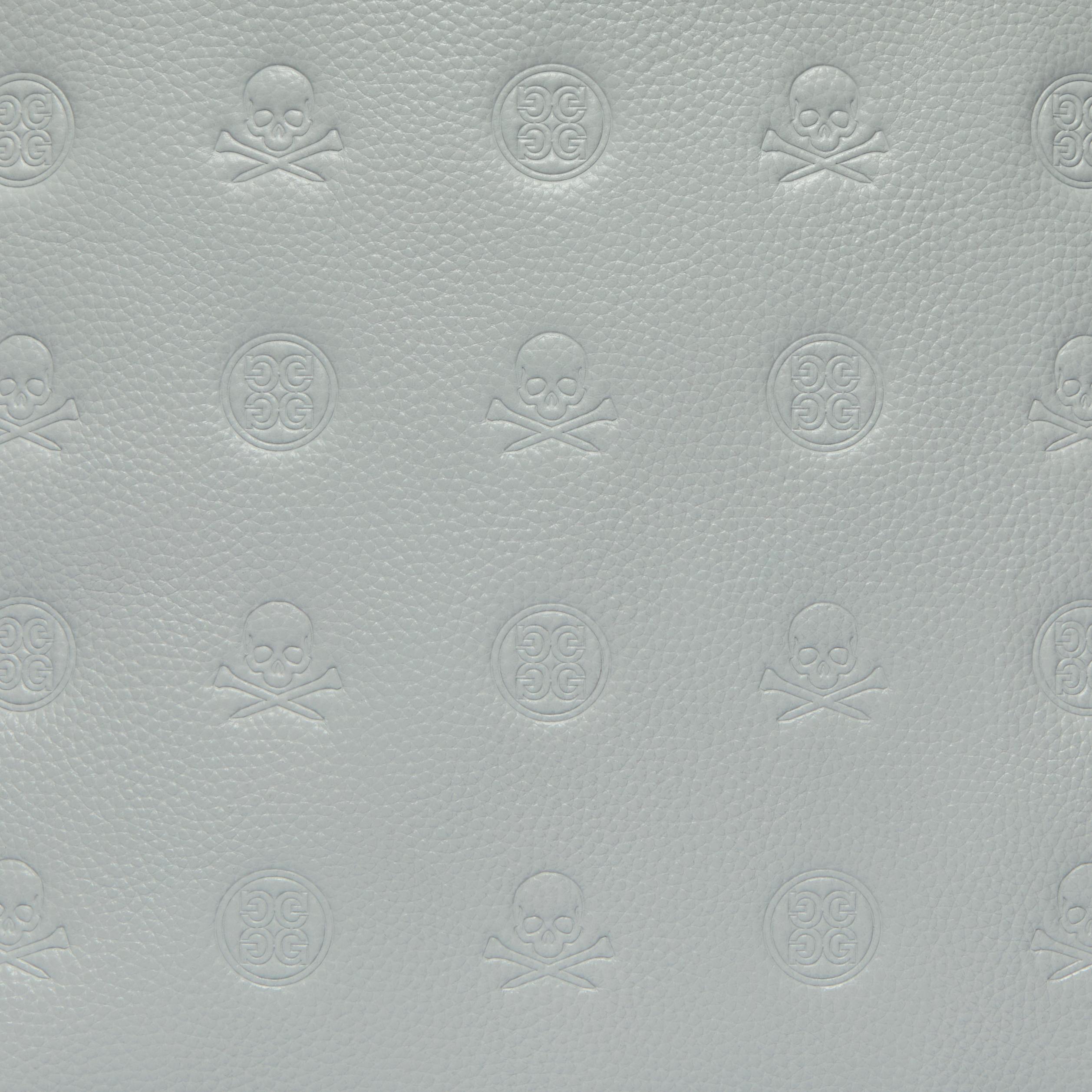 EMBOSSED SKULL & TEES LEATHER BACKPACK Product Image