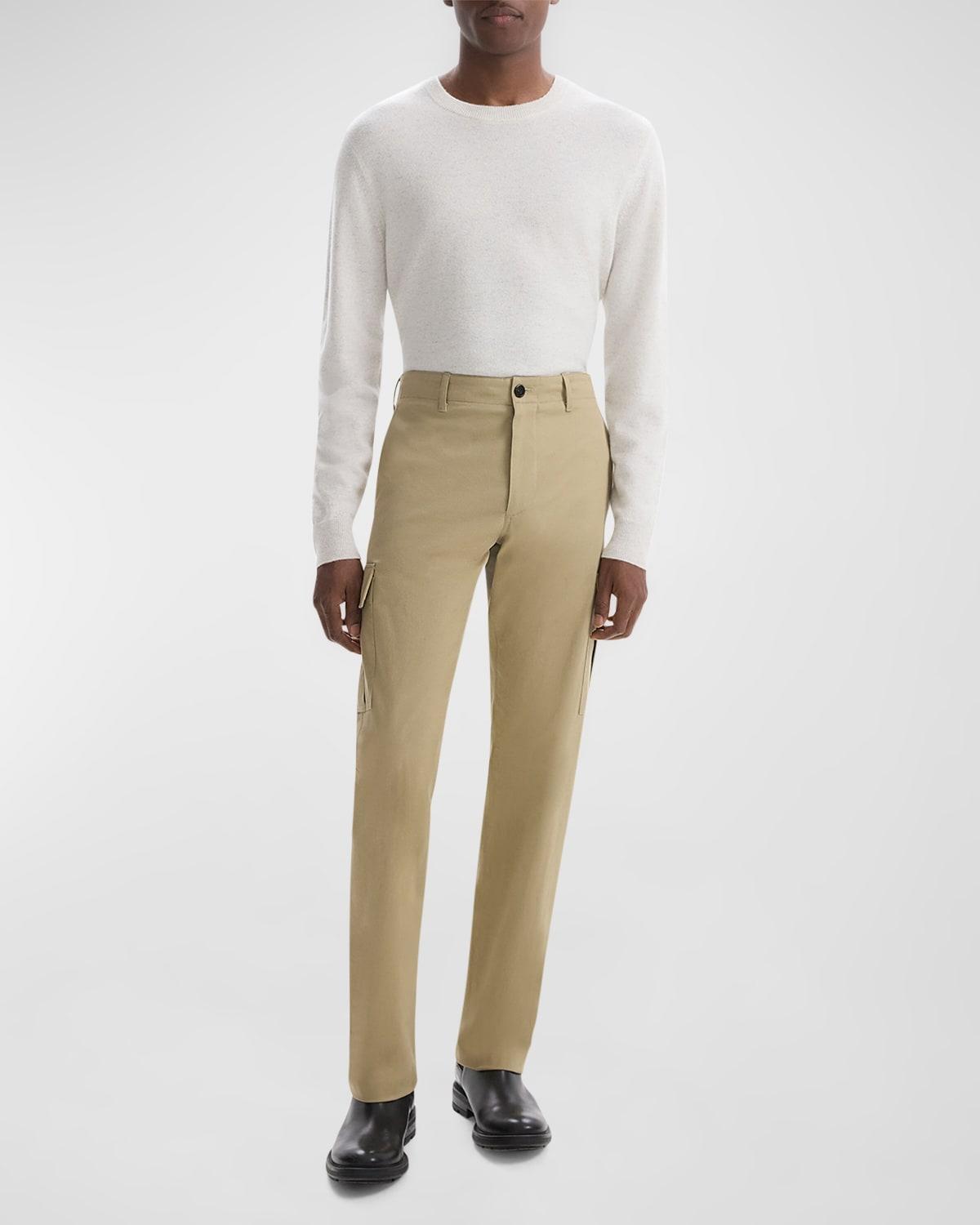 Mens Stretch-Cotton Cargo Trousers Product Image