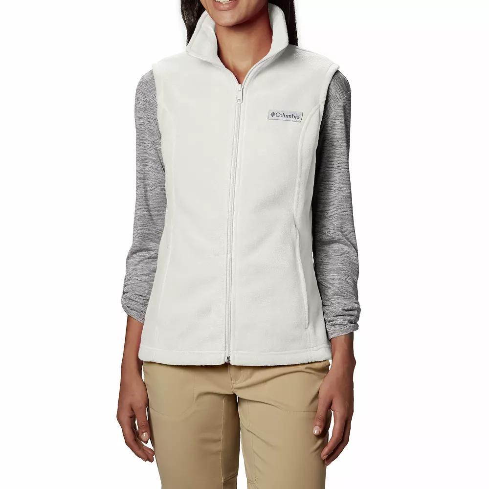 Women's Columbia Benton Springs Vest, Size: Medium, Salt Product Image