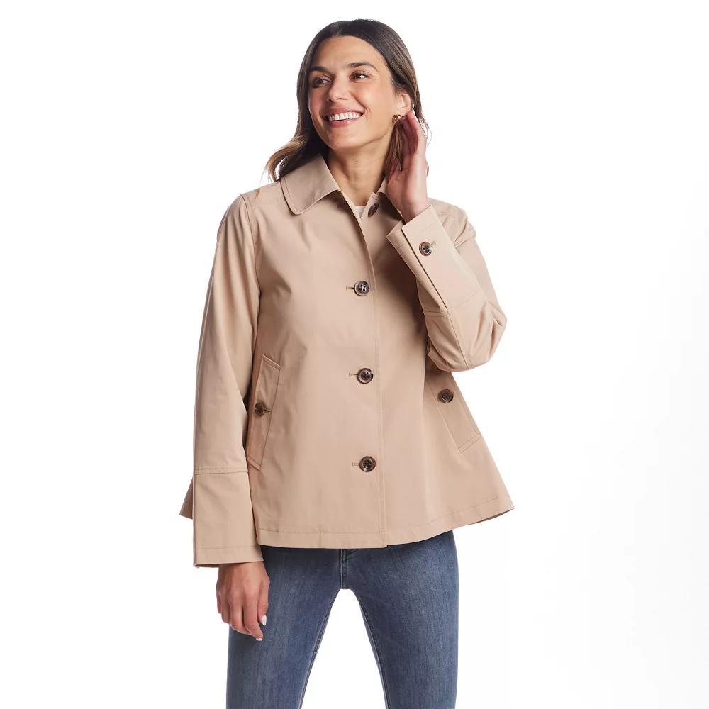Women's Gallery Short A-Line Rain Jacket, Size: Small Product Image