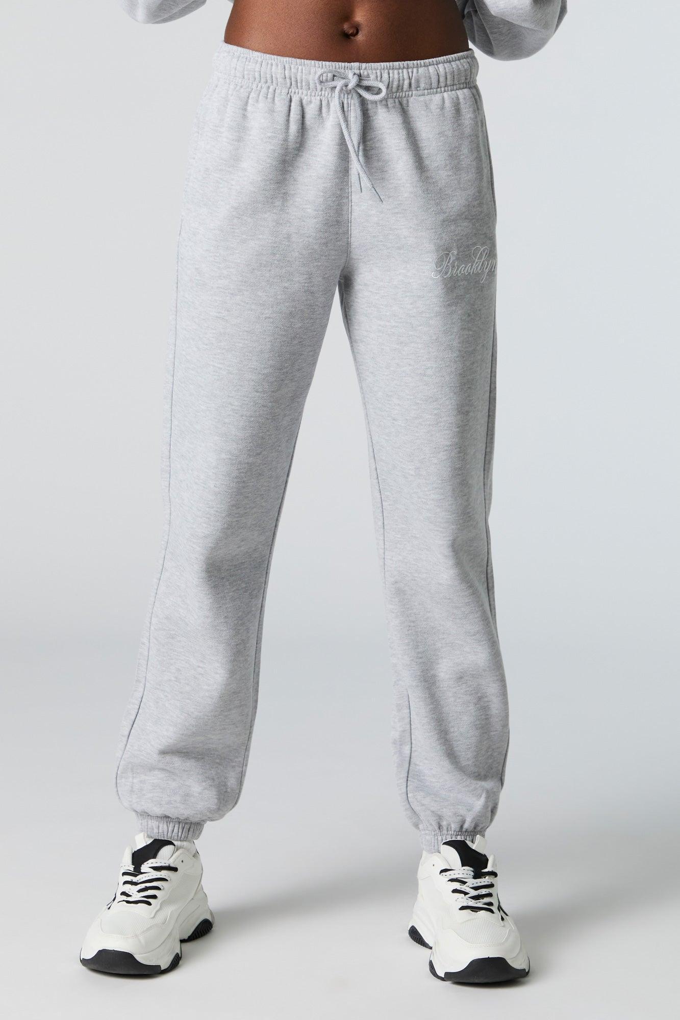 Destination Embroidered Fleece Jogger Female Product Image