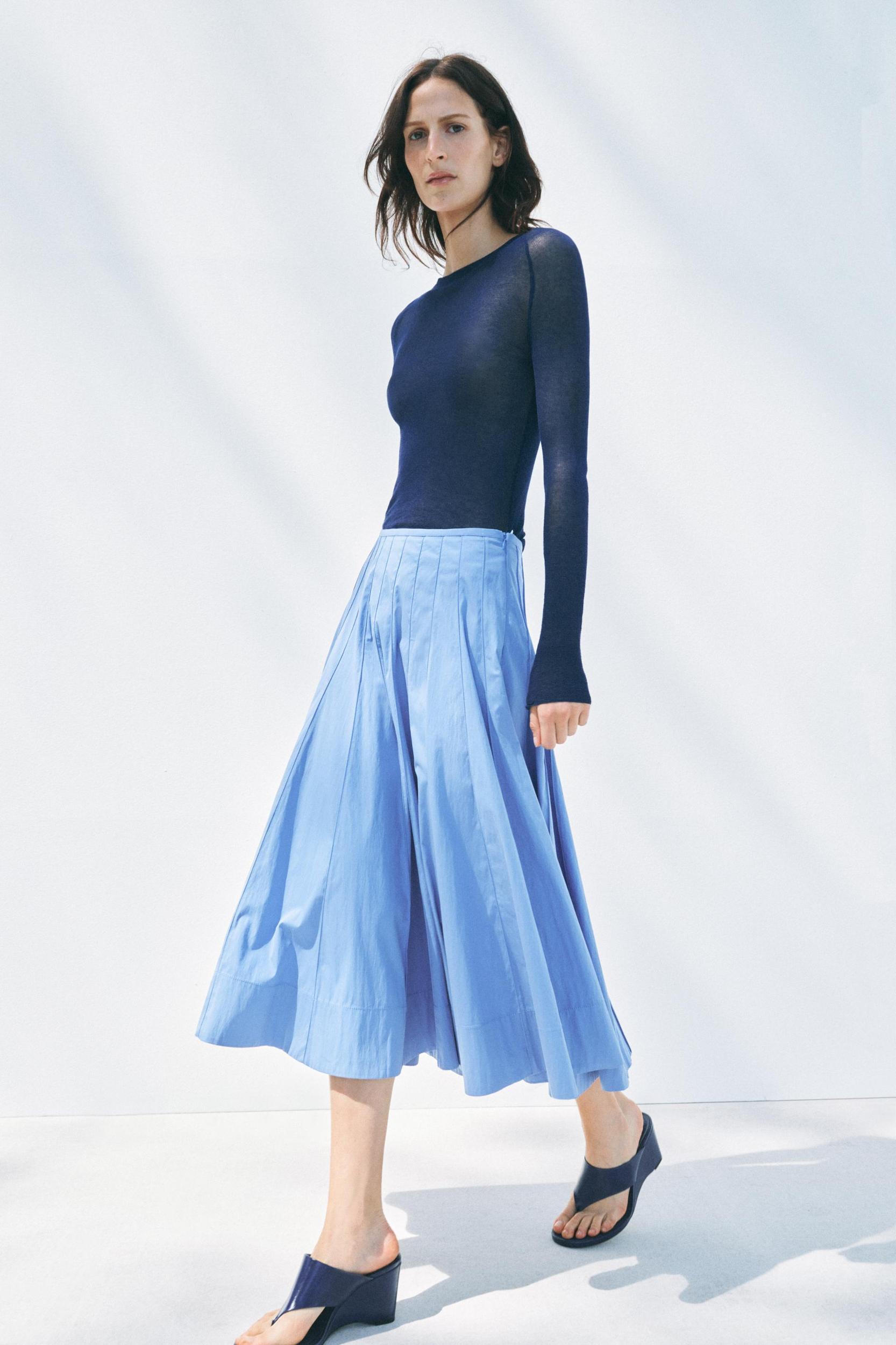 ZW COLLECTION MIDI SWING SKIRT Product Image