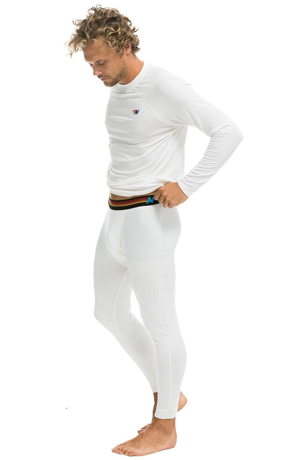 MICRO MODAL BASE LAYER BOTTOM - VINTAGE WHITE Male Product Image