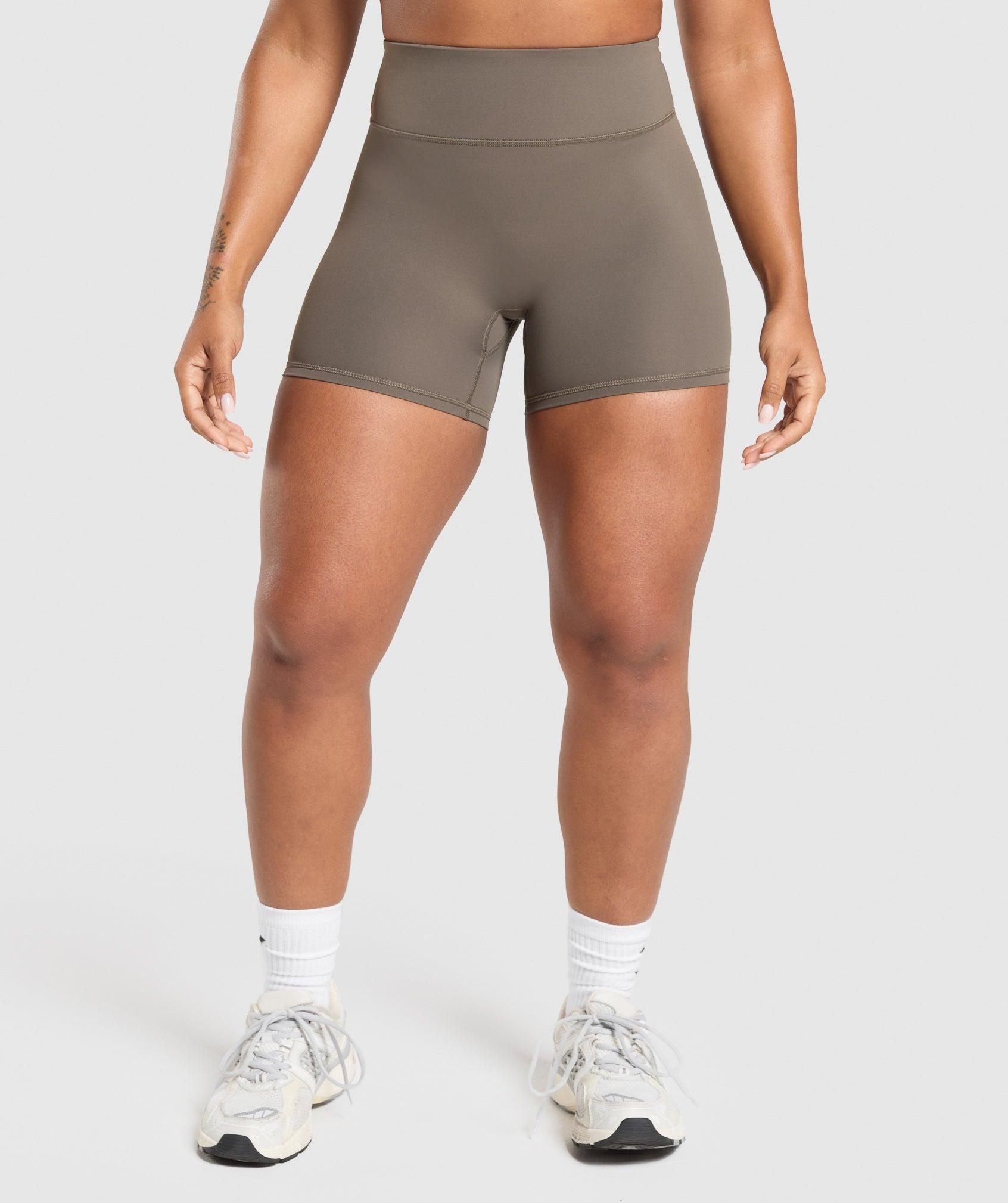 Gymshark Superset Pocket Shorts - Camo Brown Female Product Image