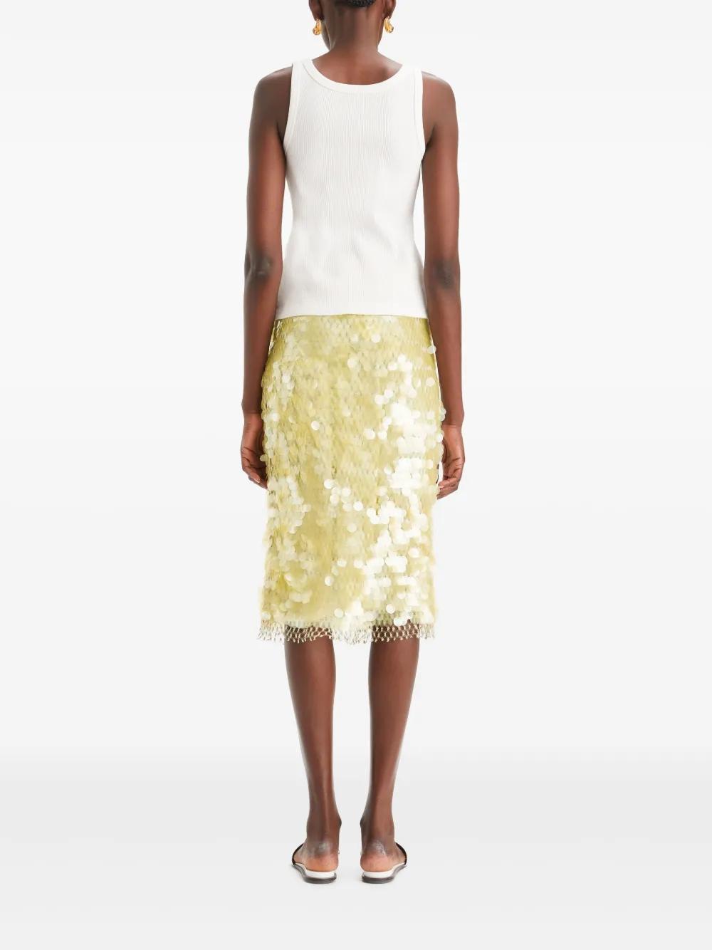 sequinned midi skirt   Product Image