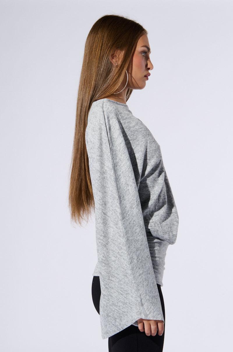 MARIAH COLD SHOULDER SWEATER Product Image