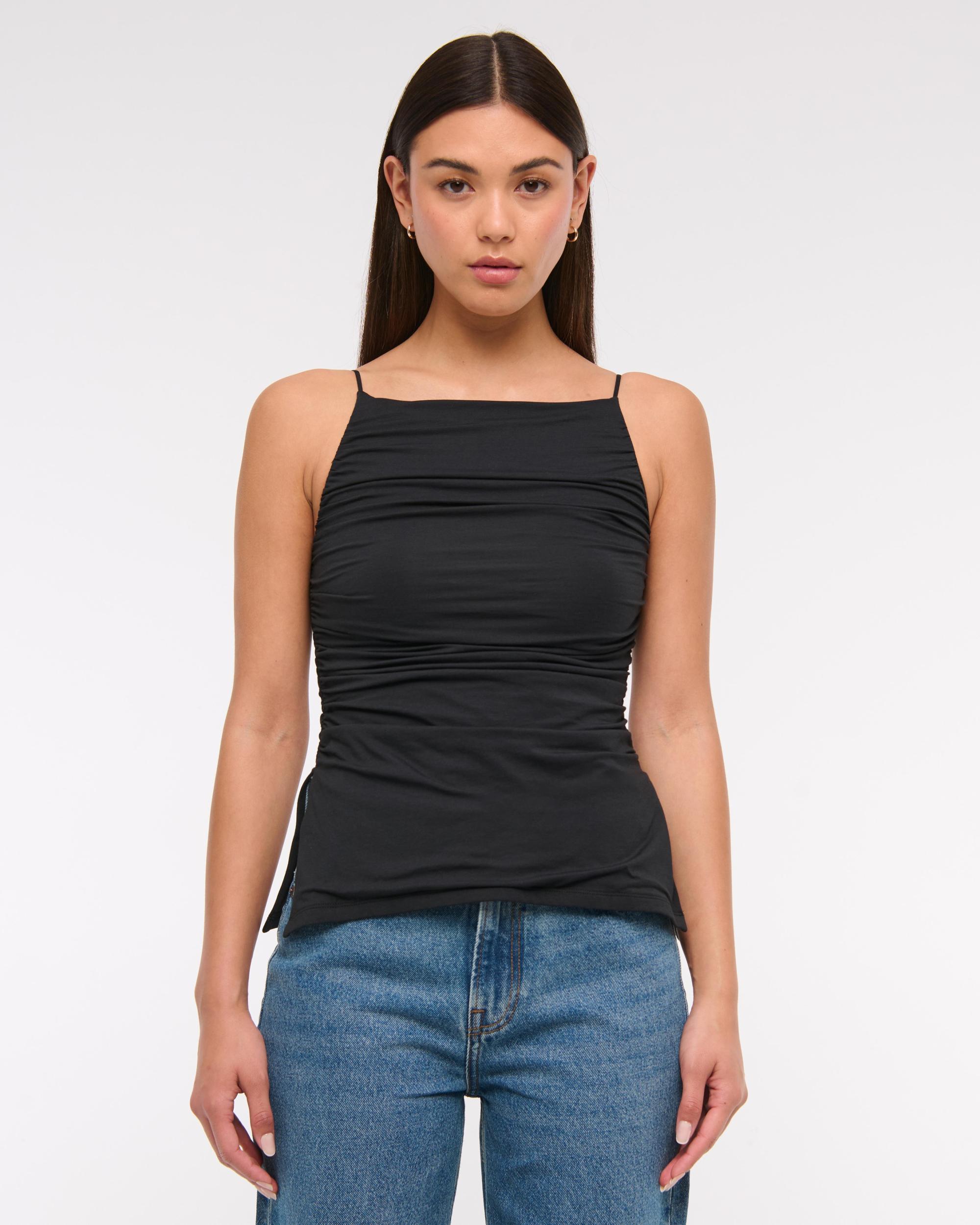 Ruched Apron Top Product Image