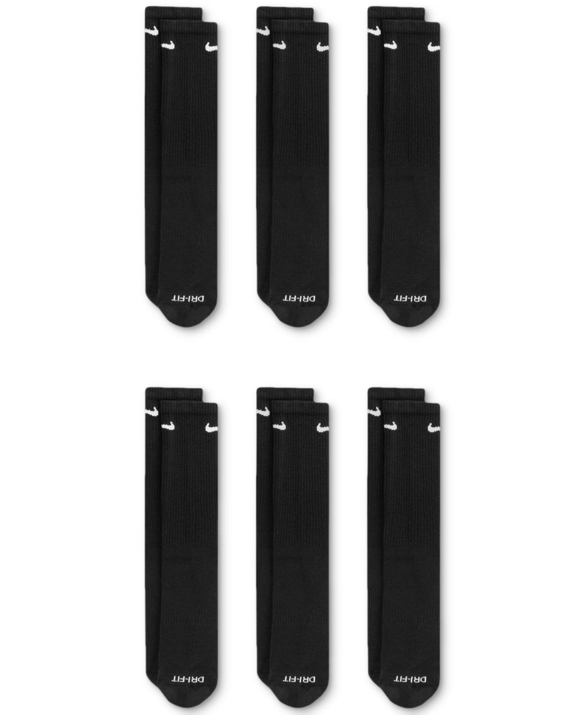 Mens Nike 6-pack Everyday Plus Cushion Crew Training Socks Product Image