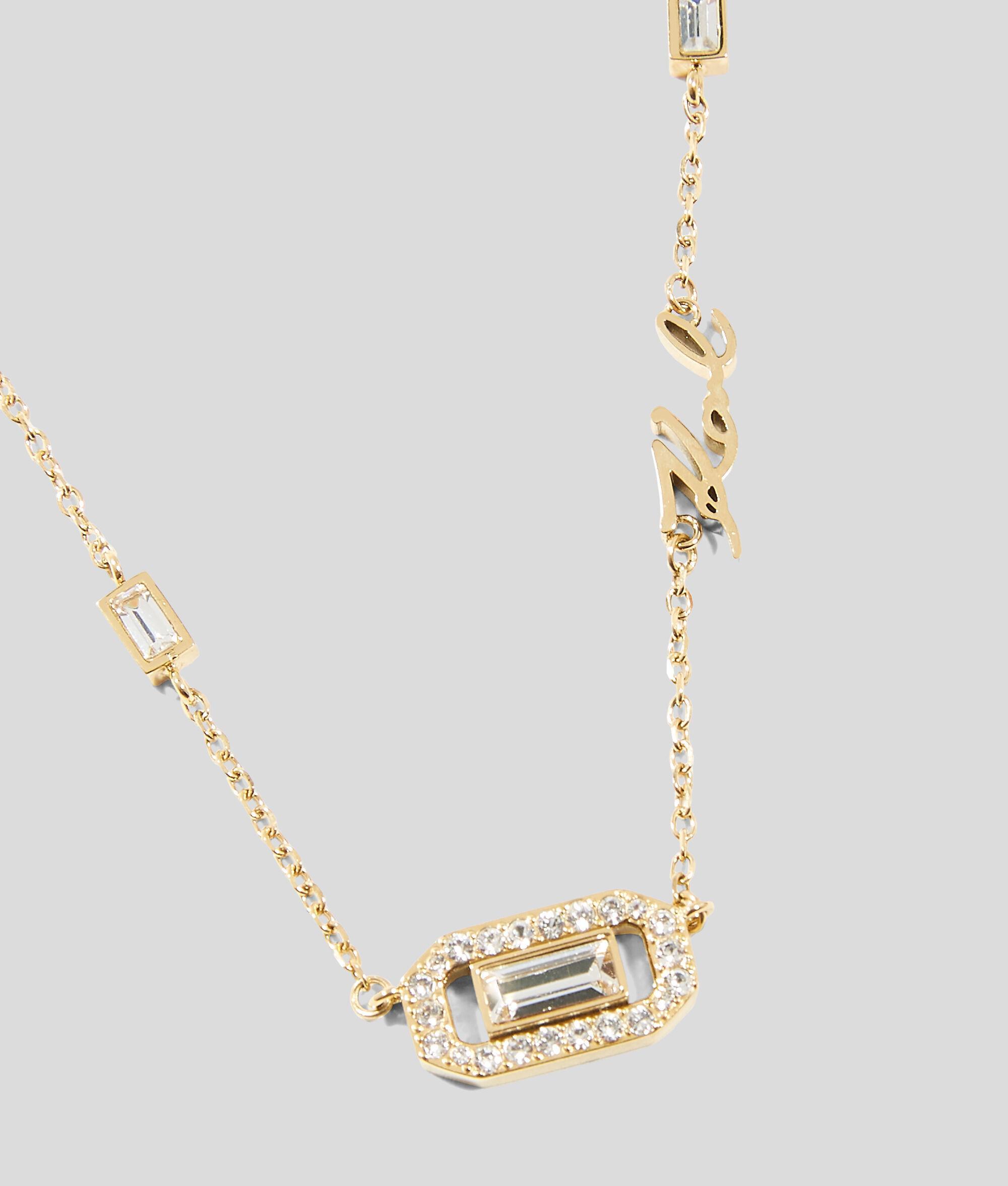SIGNATURE CRYSTAL CHARM NECKLACE Product Image
