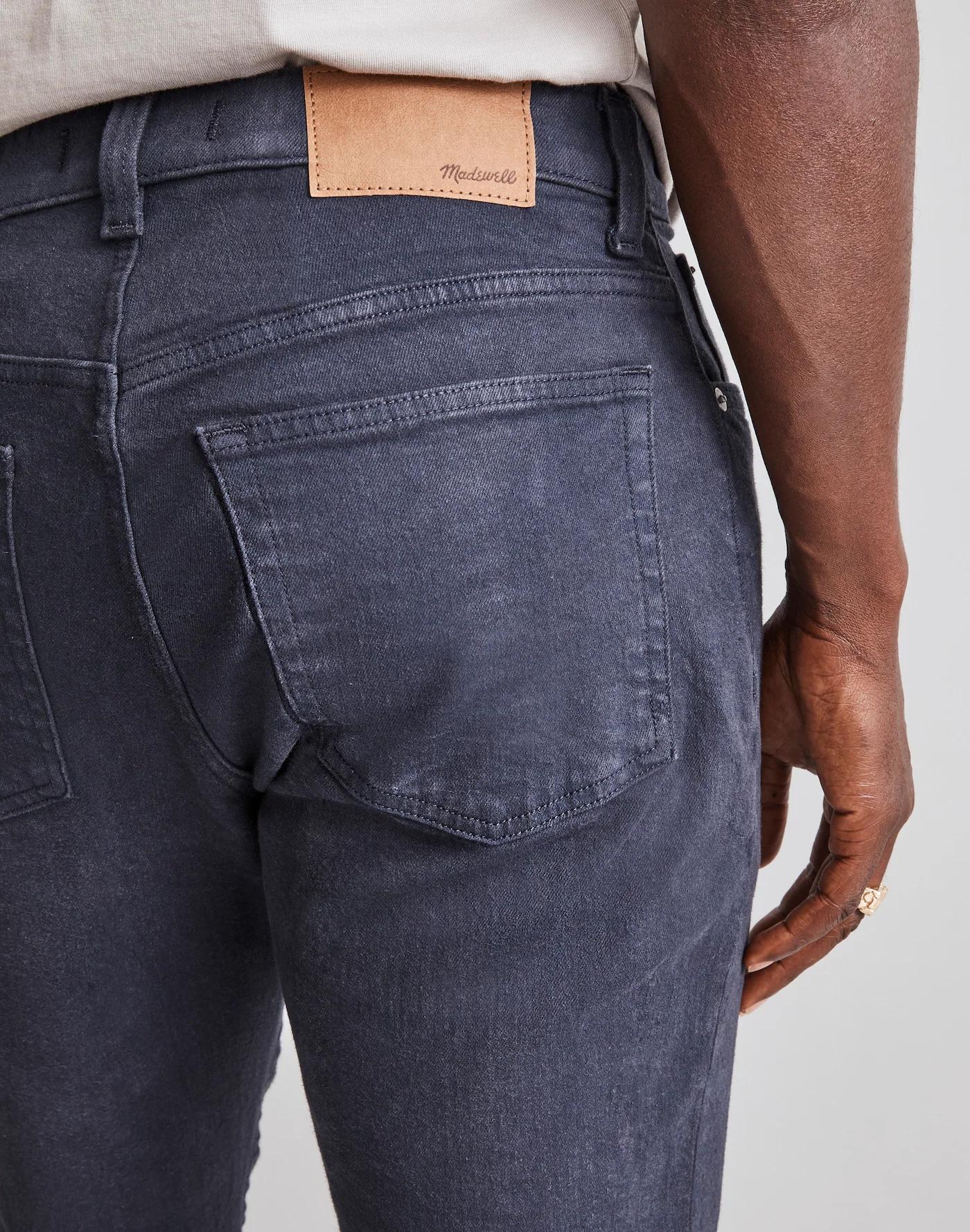 Garment-Dyed Athletic Slim Jeans Product Image