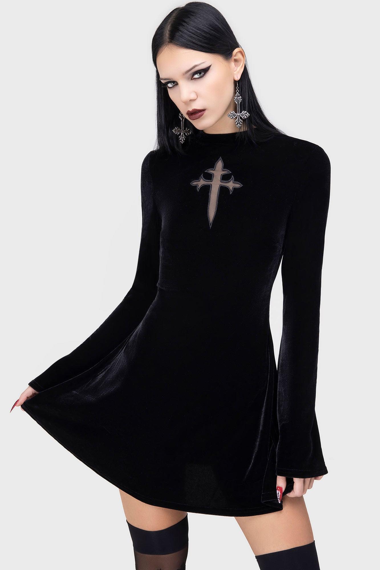 Serenade Of Shadows Mini Dress Female Product Image
