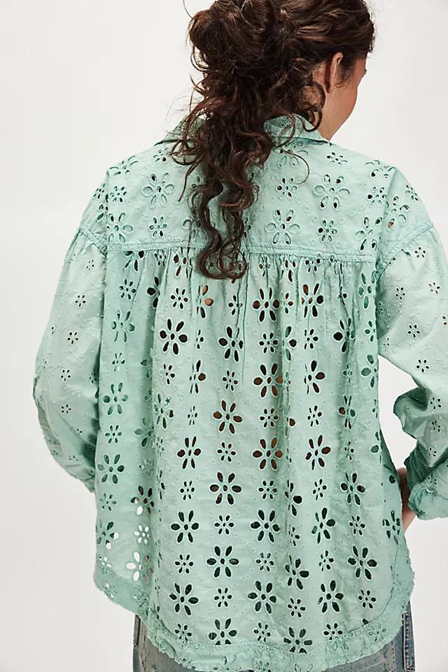 We The Free Mae Washed Eyelet Shirt Product Image