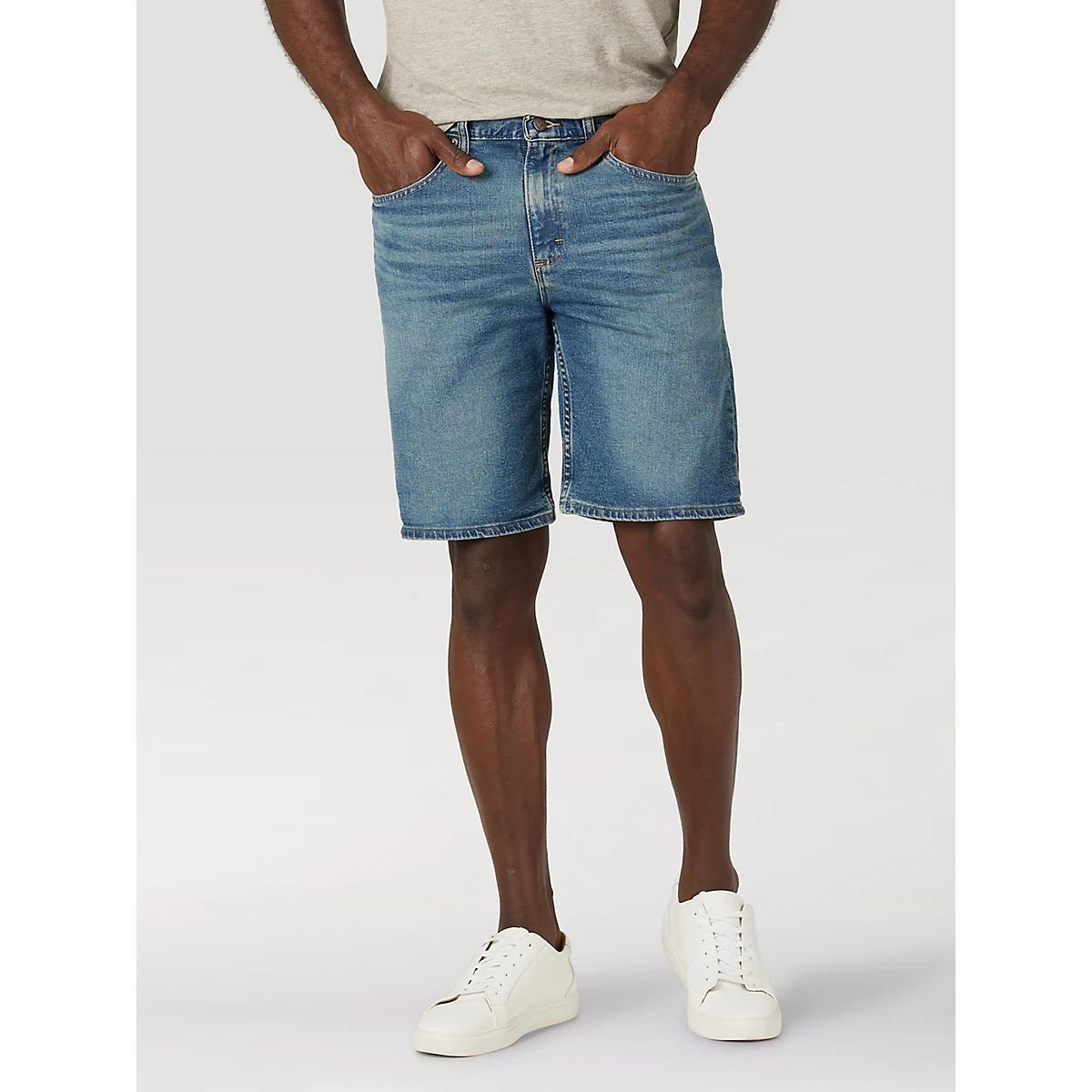 Men's Free To Stretch™ Denim Short in Dark Denim Product Image