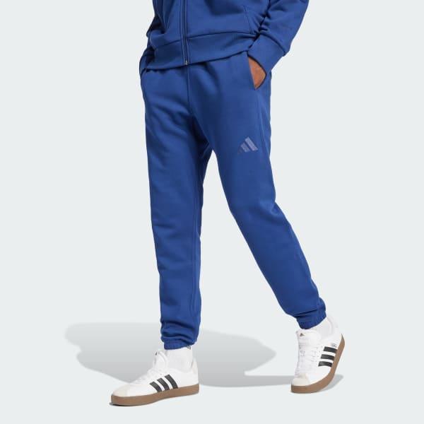 adidas ALL SZN Fleece Regular Tapered Pants Warm Clay L Mens Product Image