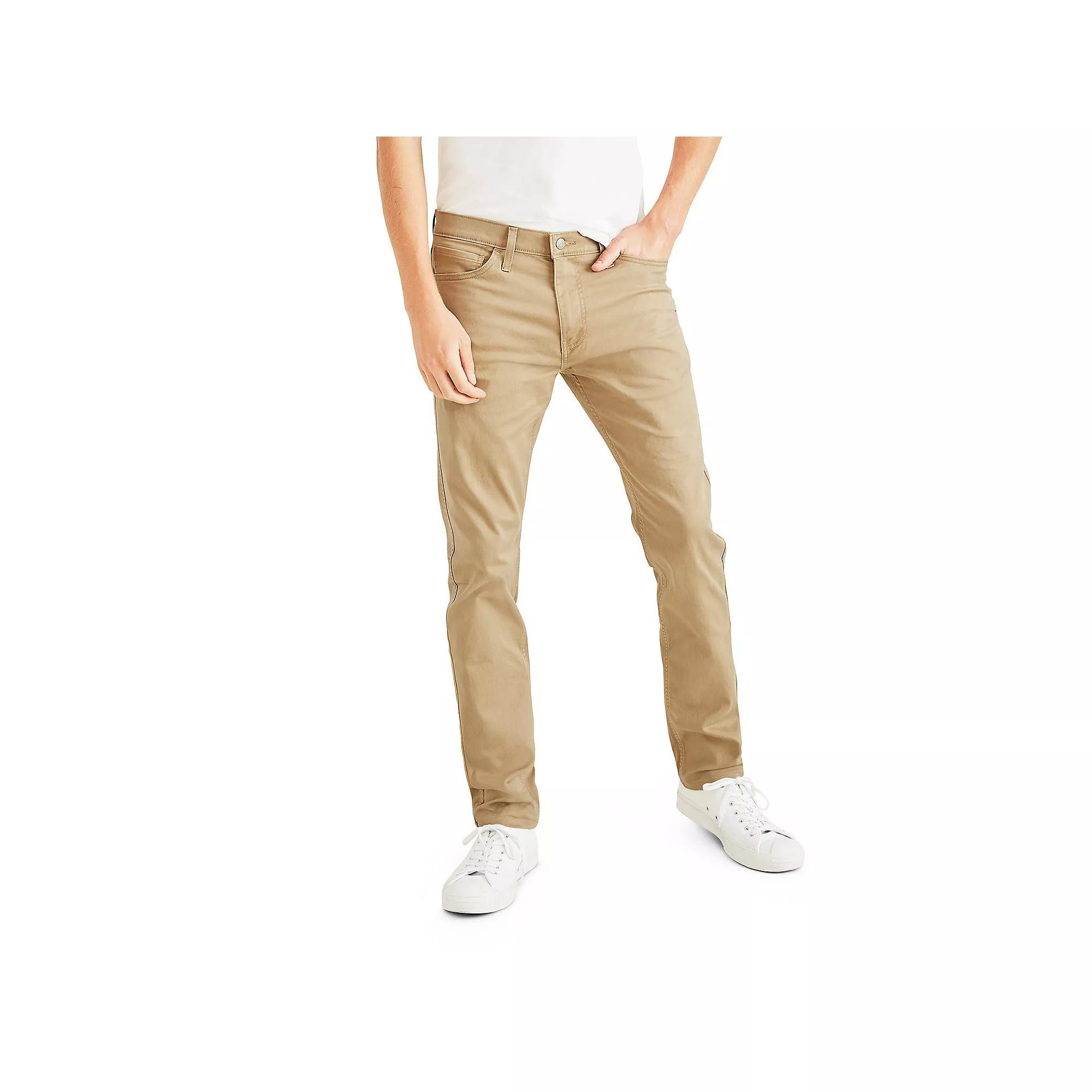 Mens Dockers Jean Cut All Seasons Slim-Fit Tech Pants New British Green Product Image