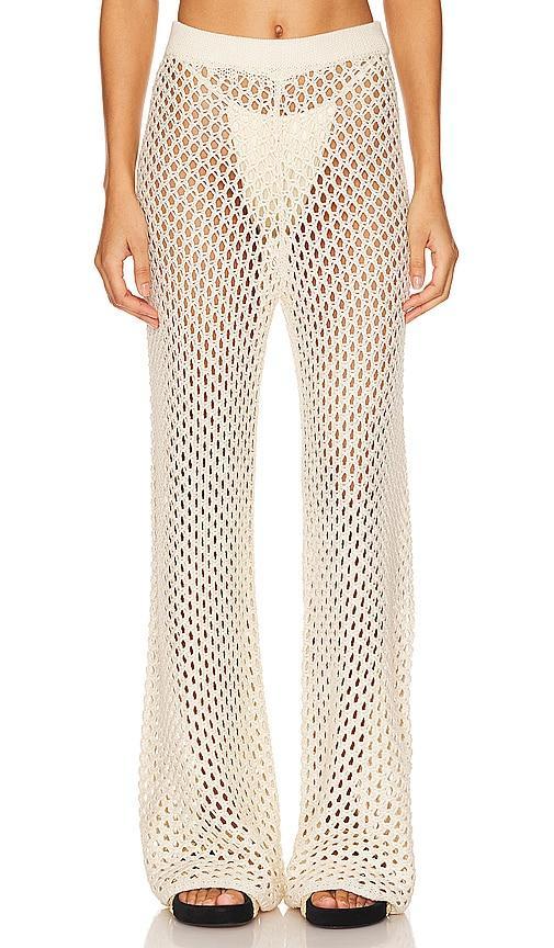 Balmy Crochet Knit Pants MINKPINK Product Image