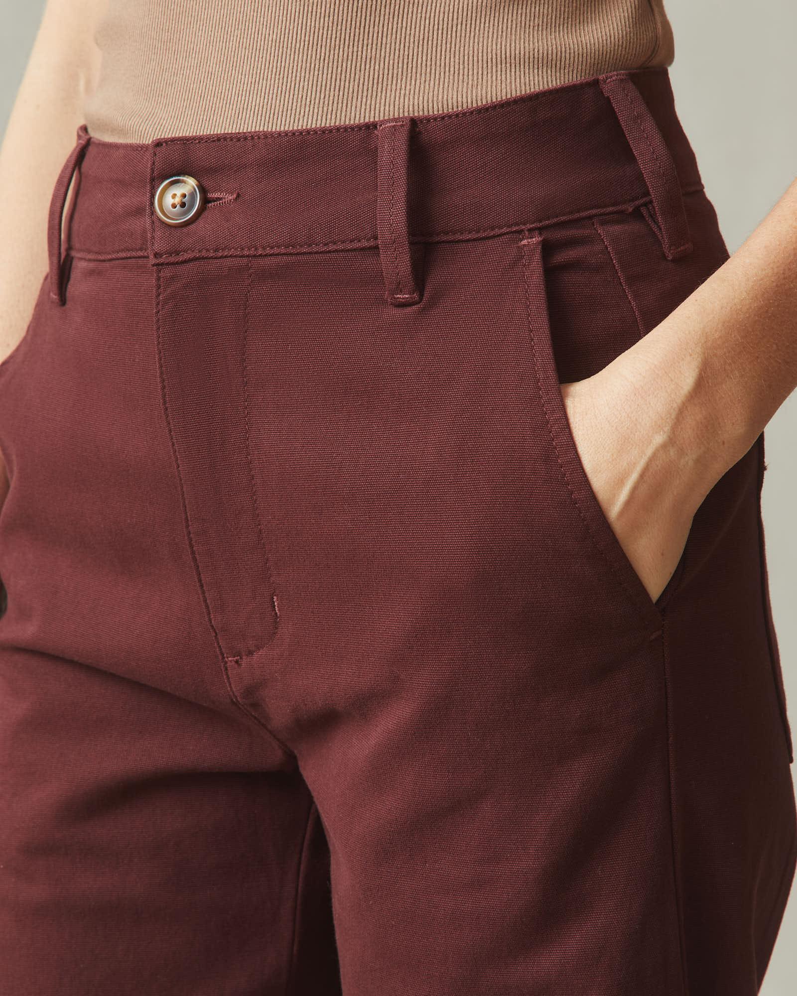 Women's Wide Leg Pant - Rum Raisin Product Image