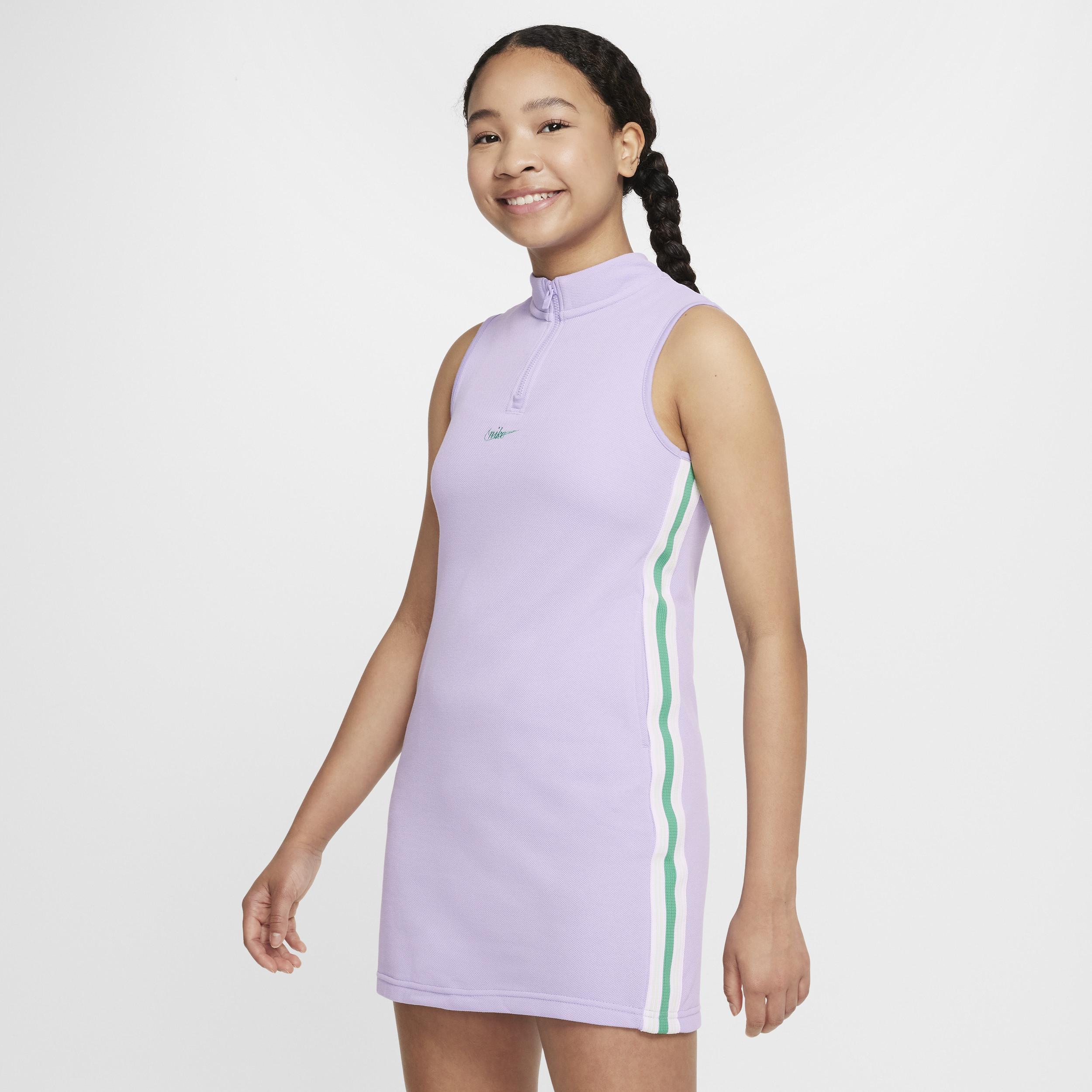 Nike Kids' Sportswear Sleeveless Dress in Bicoastal/White at Nordstrom Product Image