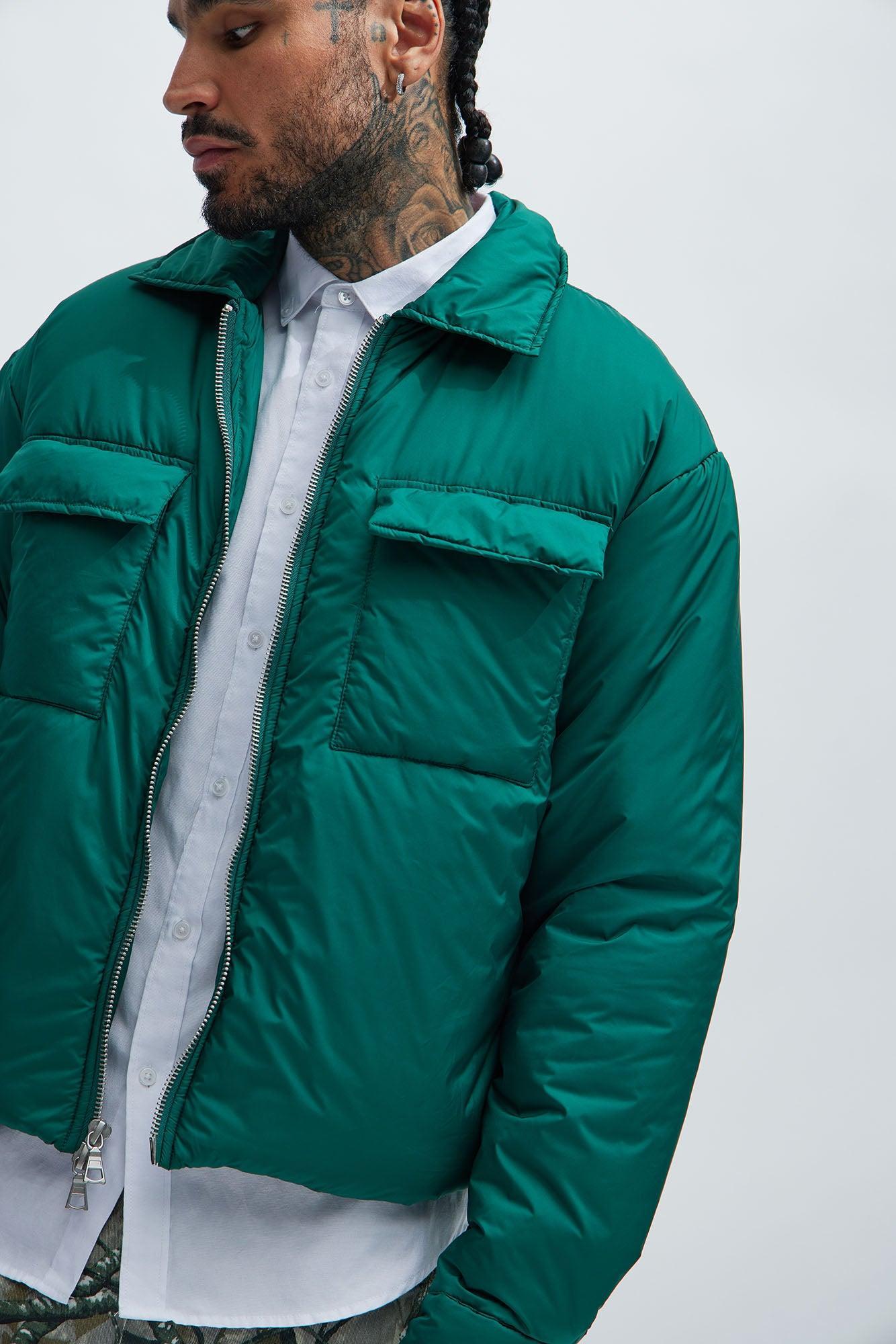 York Puffer Jacket - Green Product Image