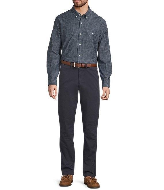 L.L.Bean Comfort Stretch Chambray Long Sleeve Woven Shirt Product Image