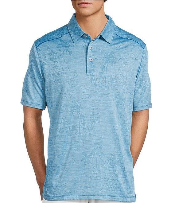 Tommy Bahama IslandZone Palm Coast Isles Short-Sleeve Polo Shirt Product Image