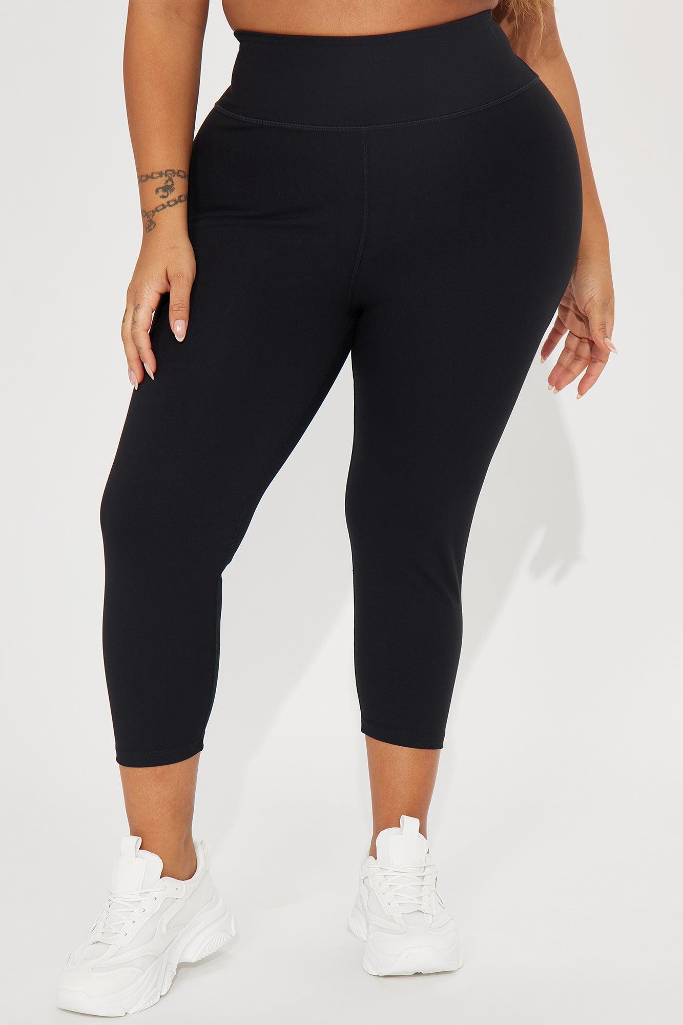 Flexibility Super Soft Capri Active Legging - Black Product Image