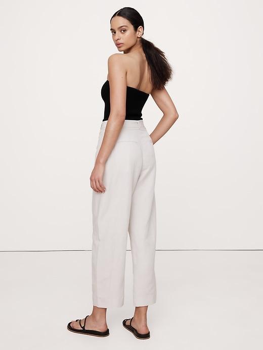High-Rise Barrel Tencel™-Linen Pant Product Image