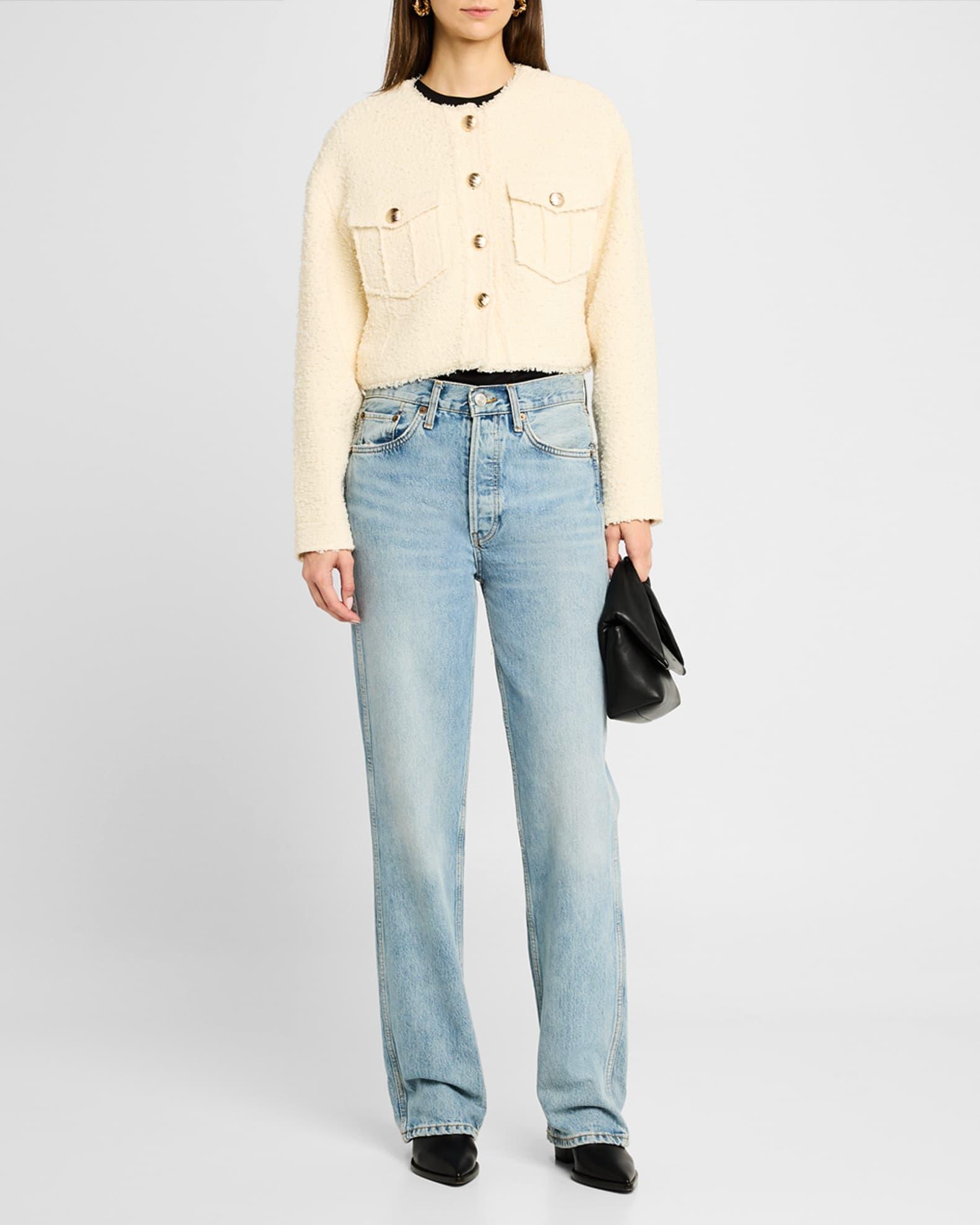 Emille Tweed Bomber Jacket Product Image