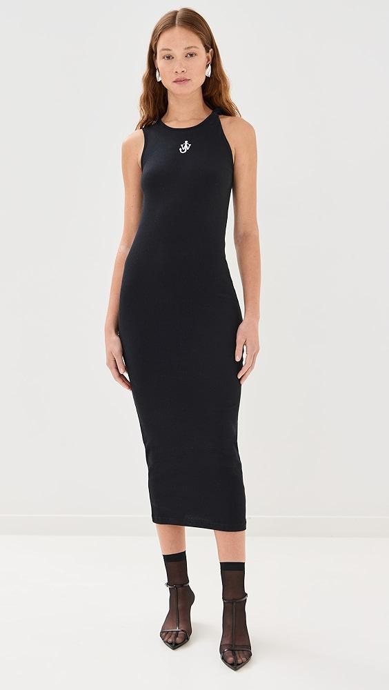 JW Anderson Anchor Embroidery Twisted Strap Dress | Shopbop Product Image