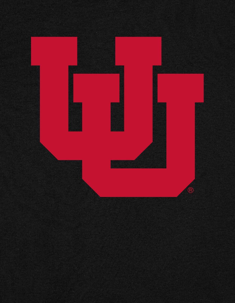 THE UNIVERSITY OF UTAH Distressed Primary Logo Womens Baby Rib Tee Product Image
