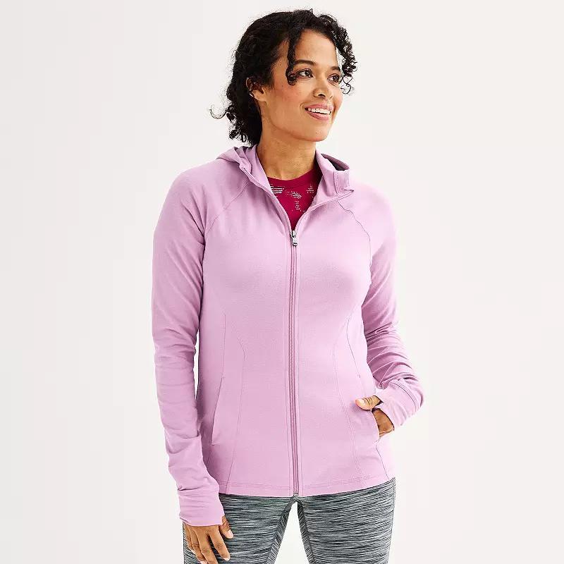 Petite Tek Gear Essential Hooded Jacket, Womens Product Image