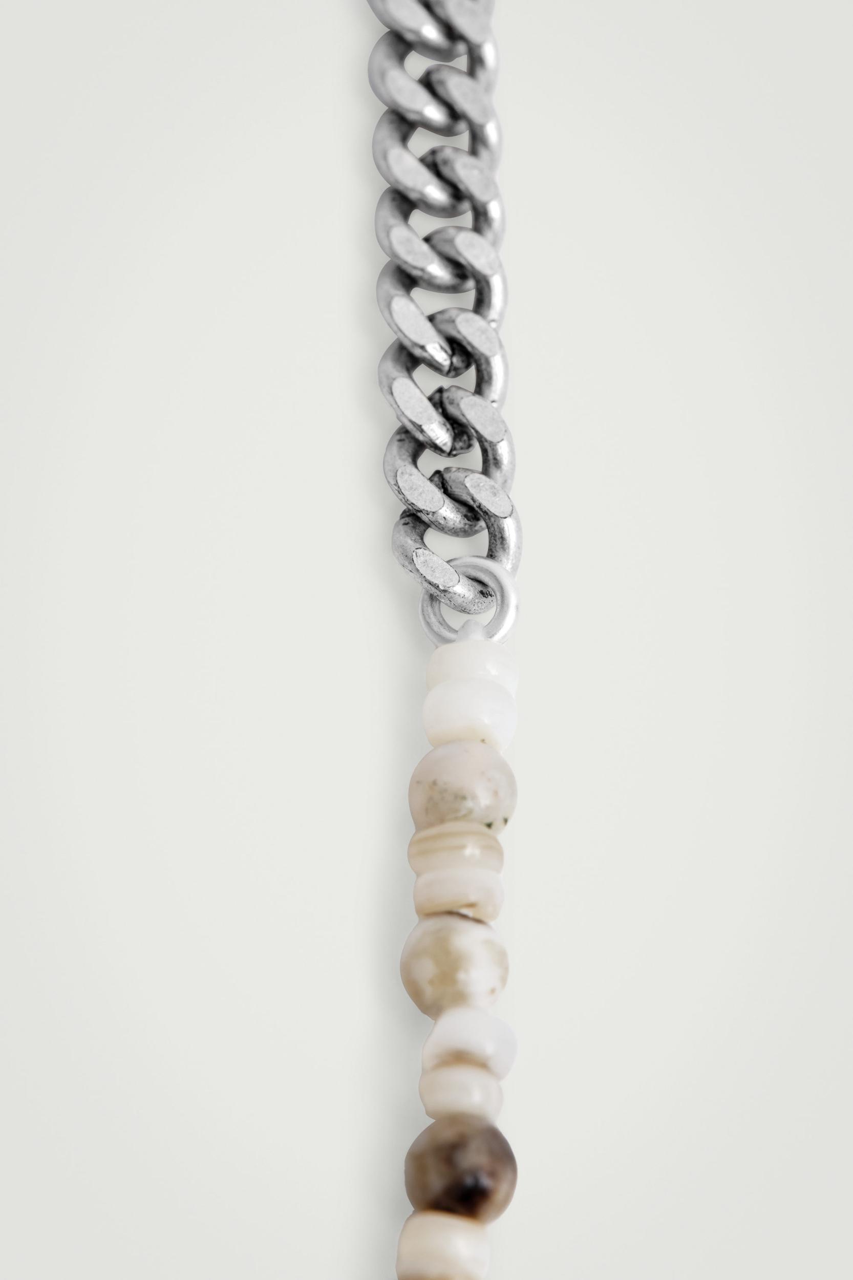 SEMI PRECIOUS STONE CHAIN NECKLACE Product Image